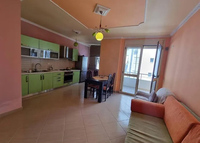 Apartment Lungomare Daily Sleeps 2 Beachfront Vlore